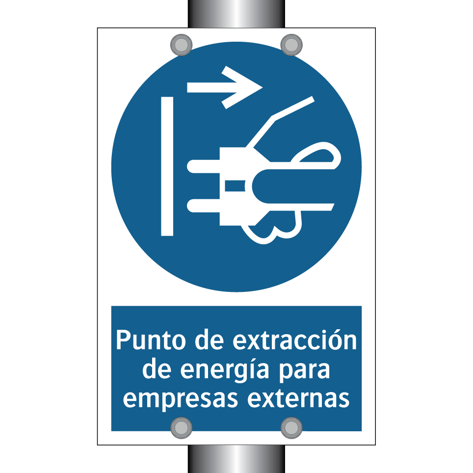 Punto de extracción de energía para empresas externas