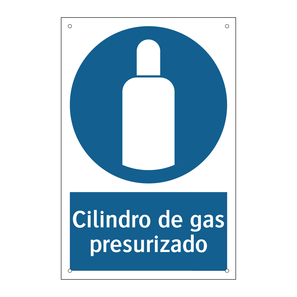 Cilindro de gas presurizado