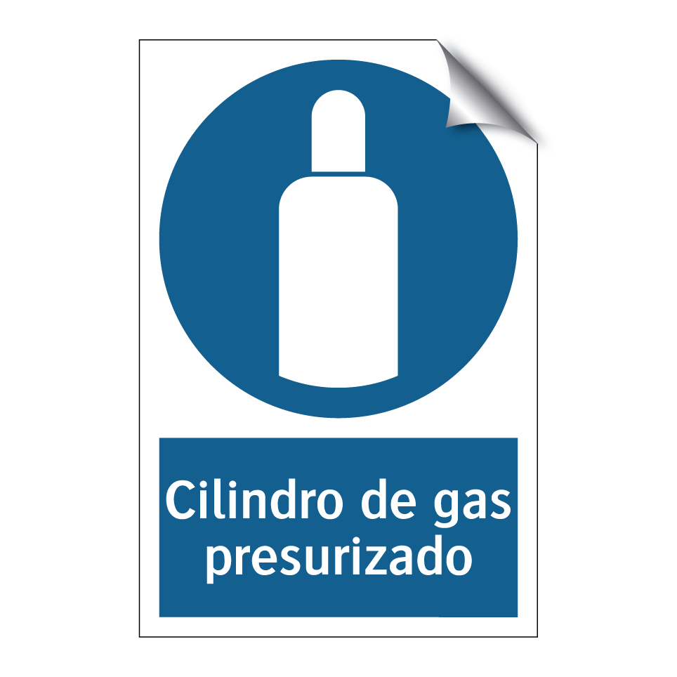 Cilindro de gas presurizado