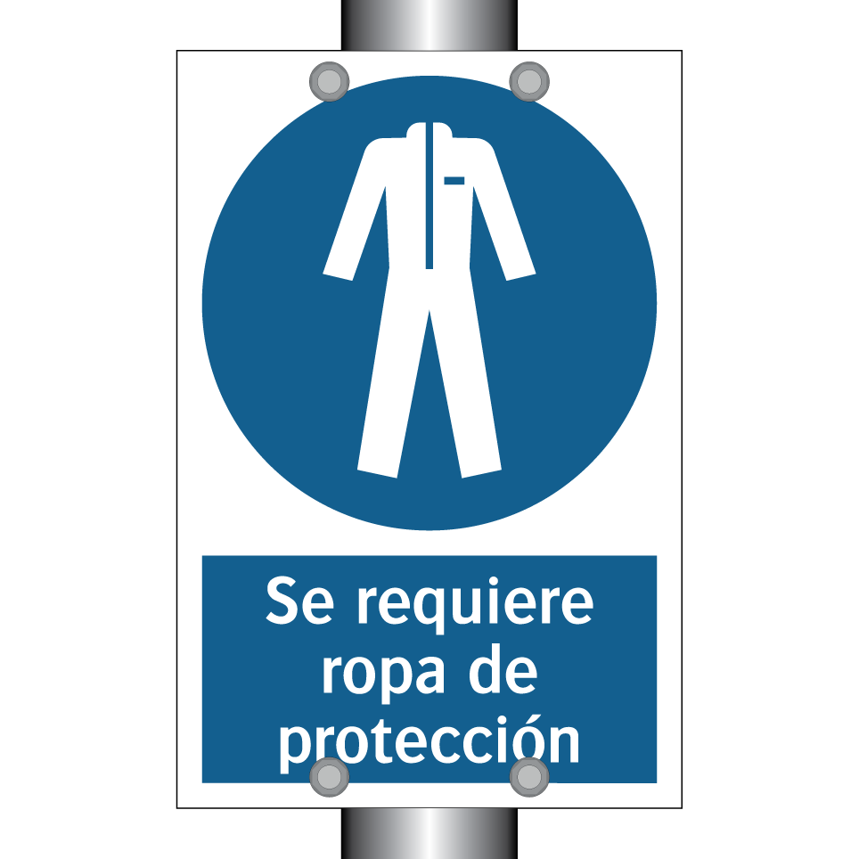 Se requiere ropa de protección