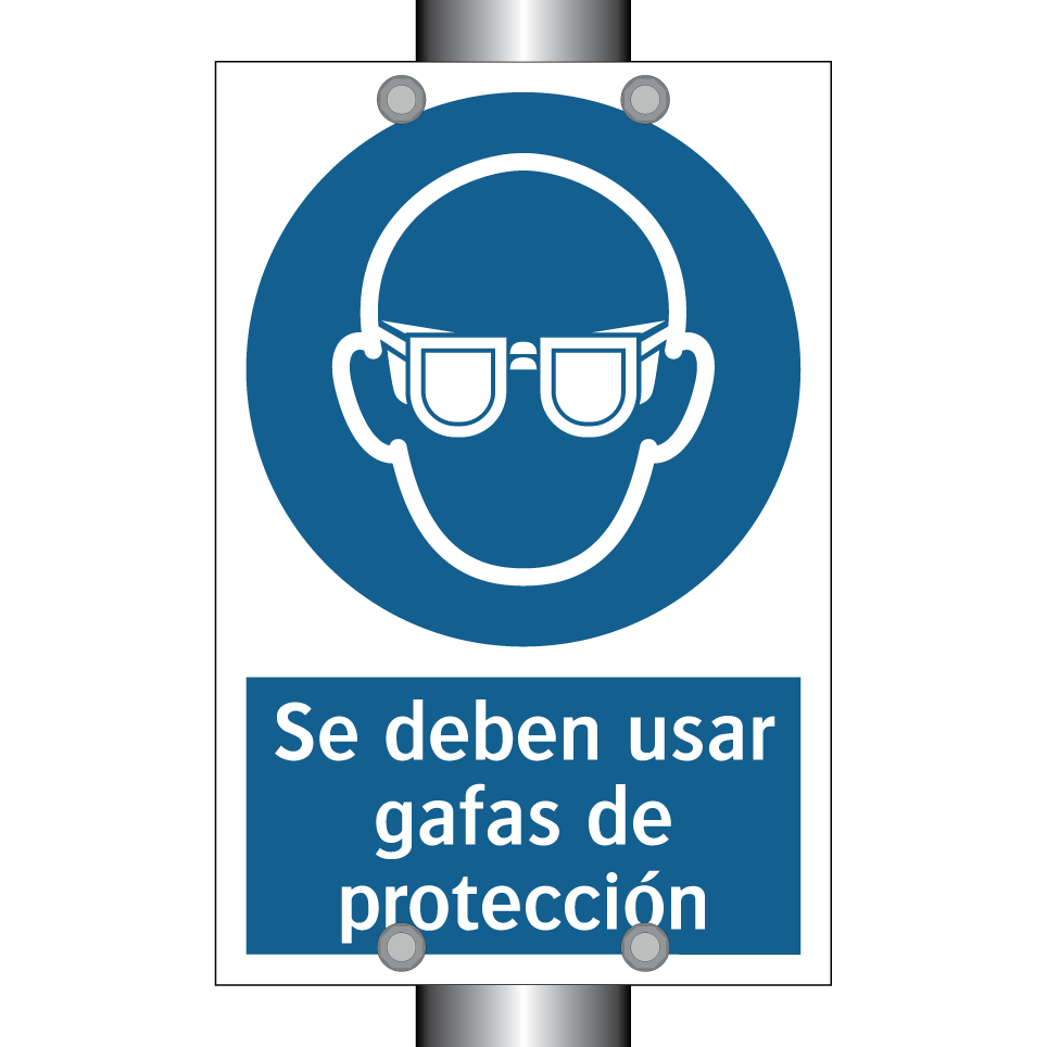 Se deben usar gafas de protección