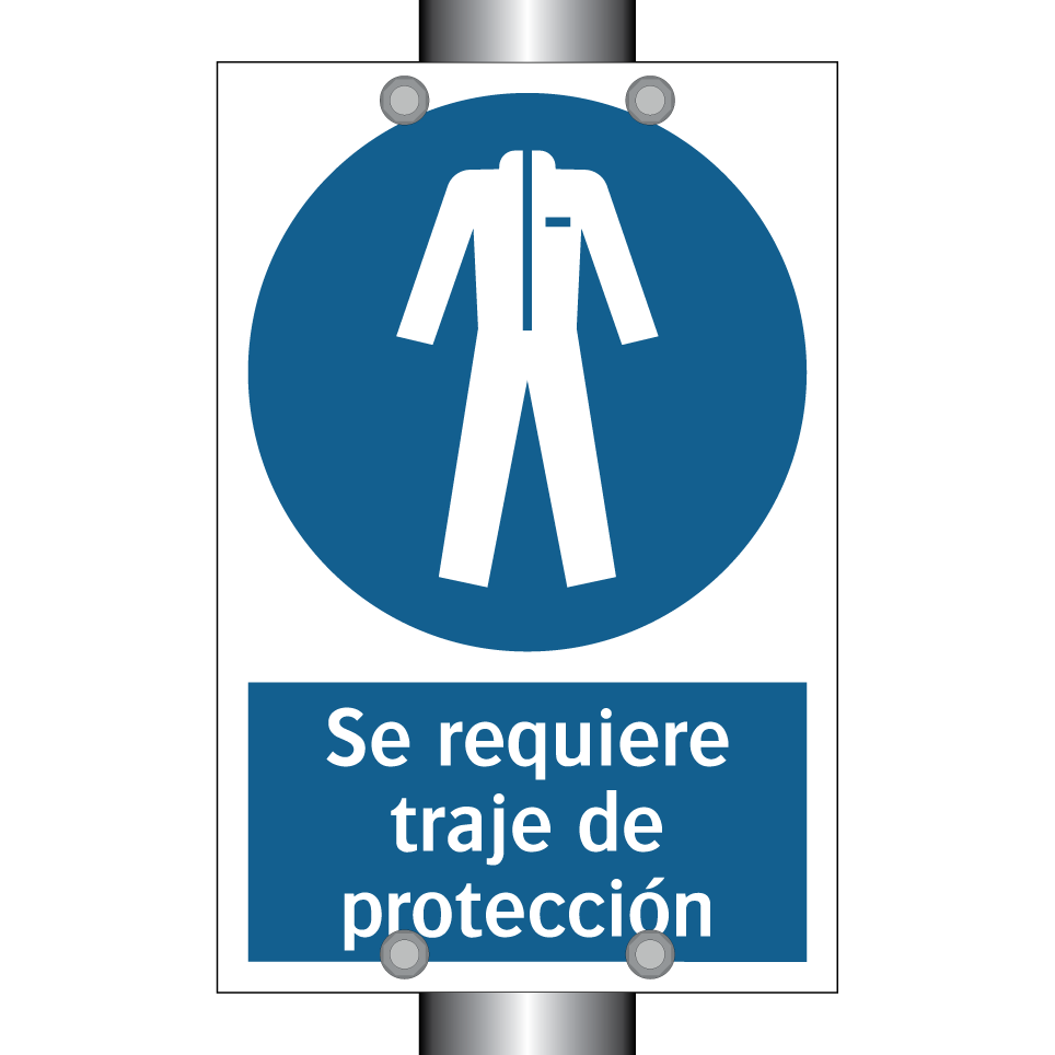 Se requiere traje de protección