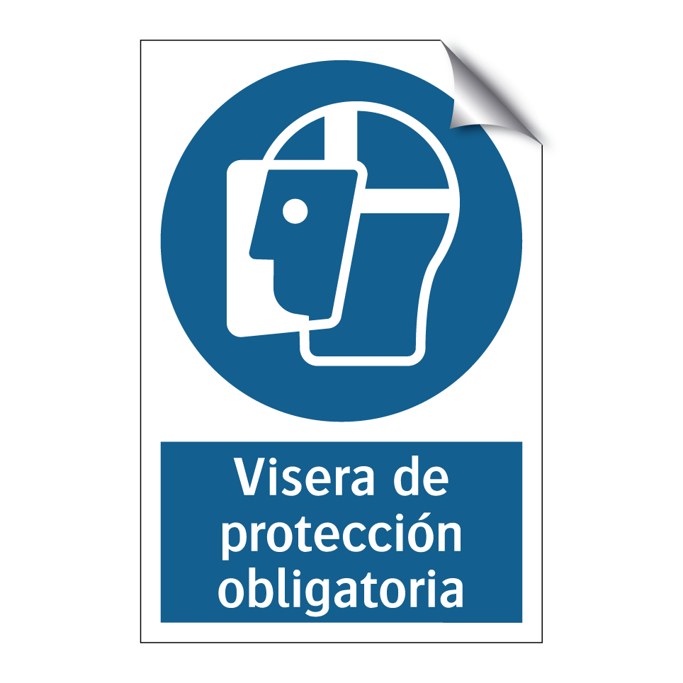 Visera de protección obligatoria