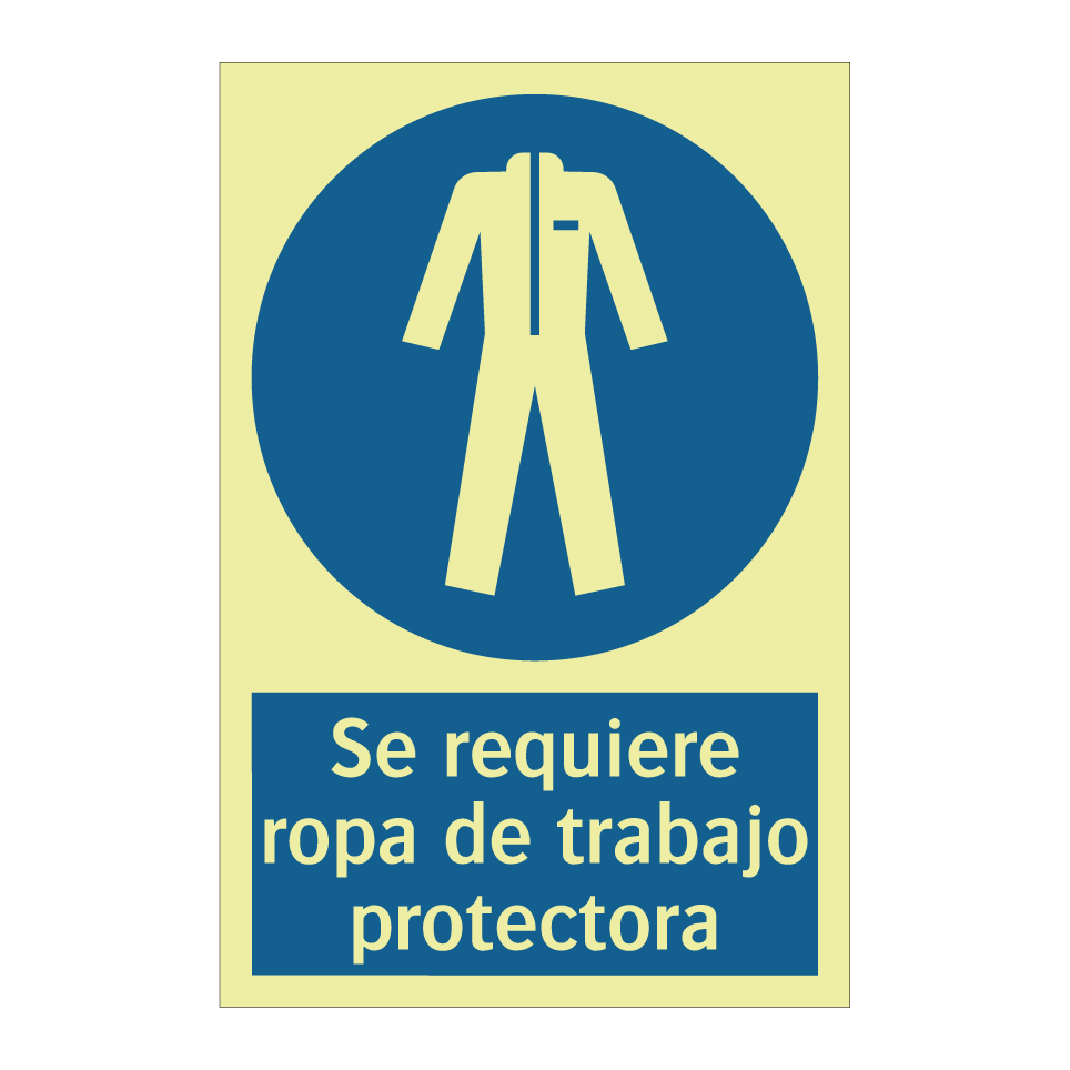 Se requiere ropa de trabajo protectora