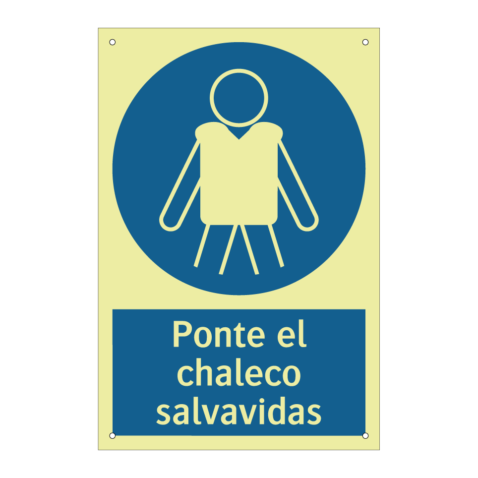 Ponte el chaleco salvavidas