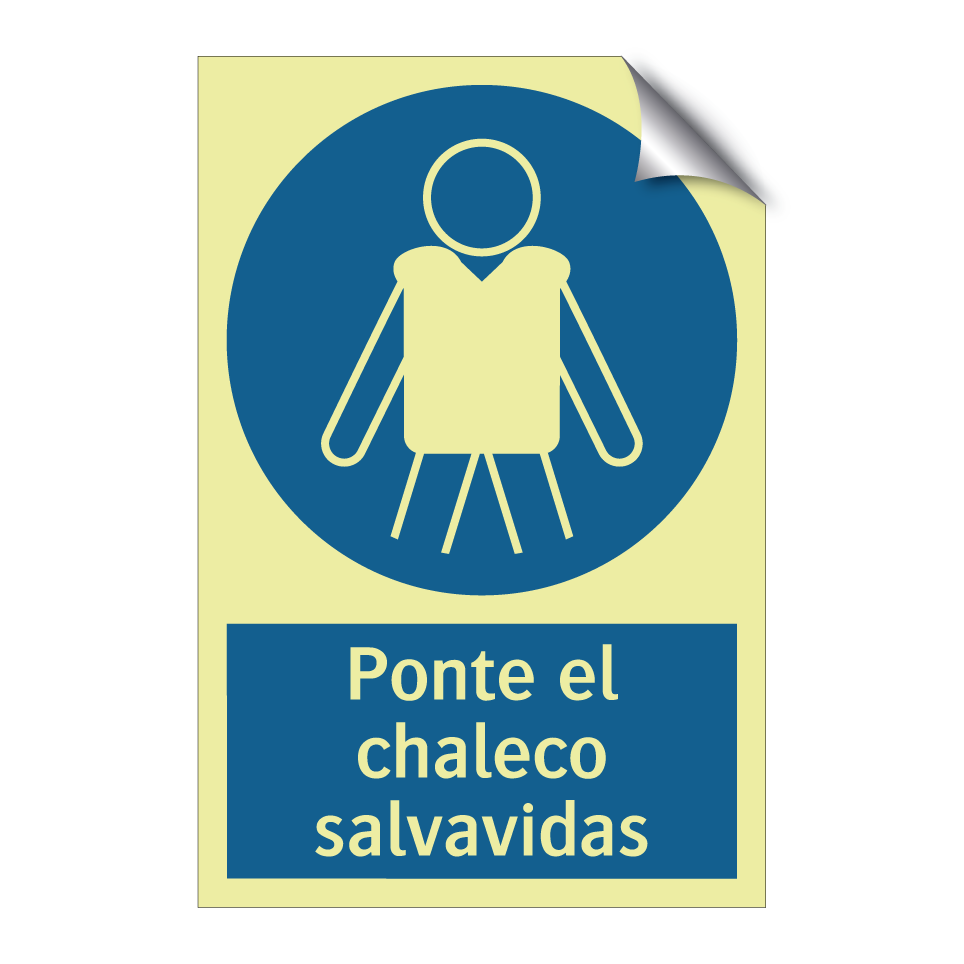 Ponte el chaleco salvavidas