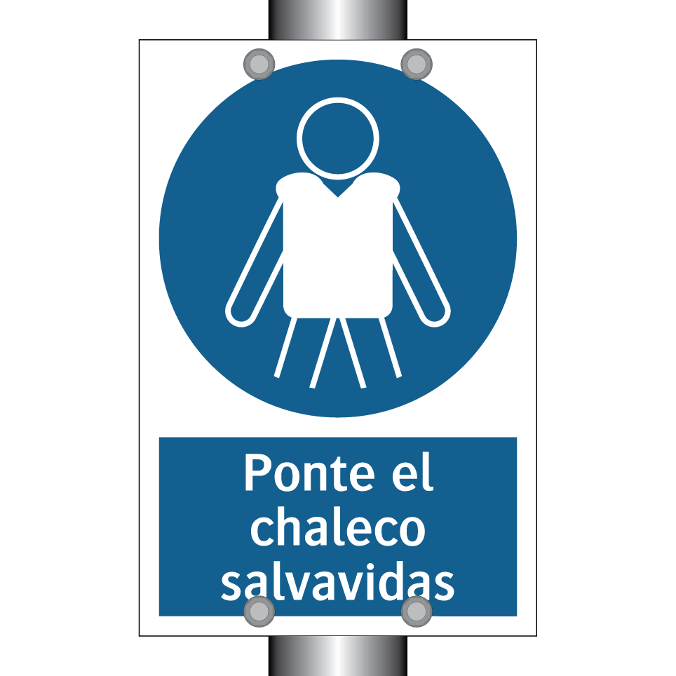 Ponte el chaleco salvavidas