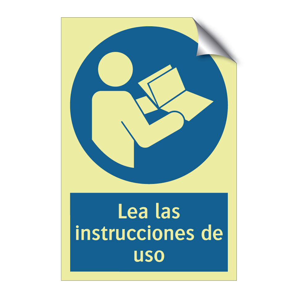 Lea las instrucciones de uso