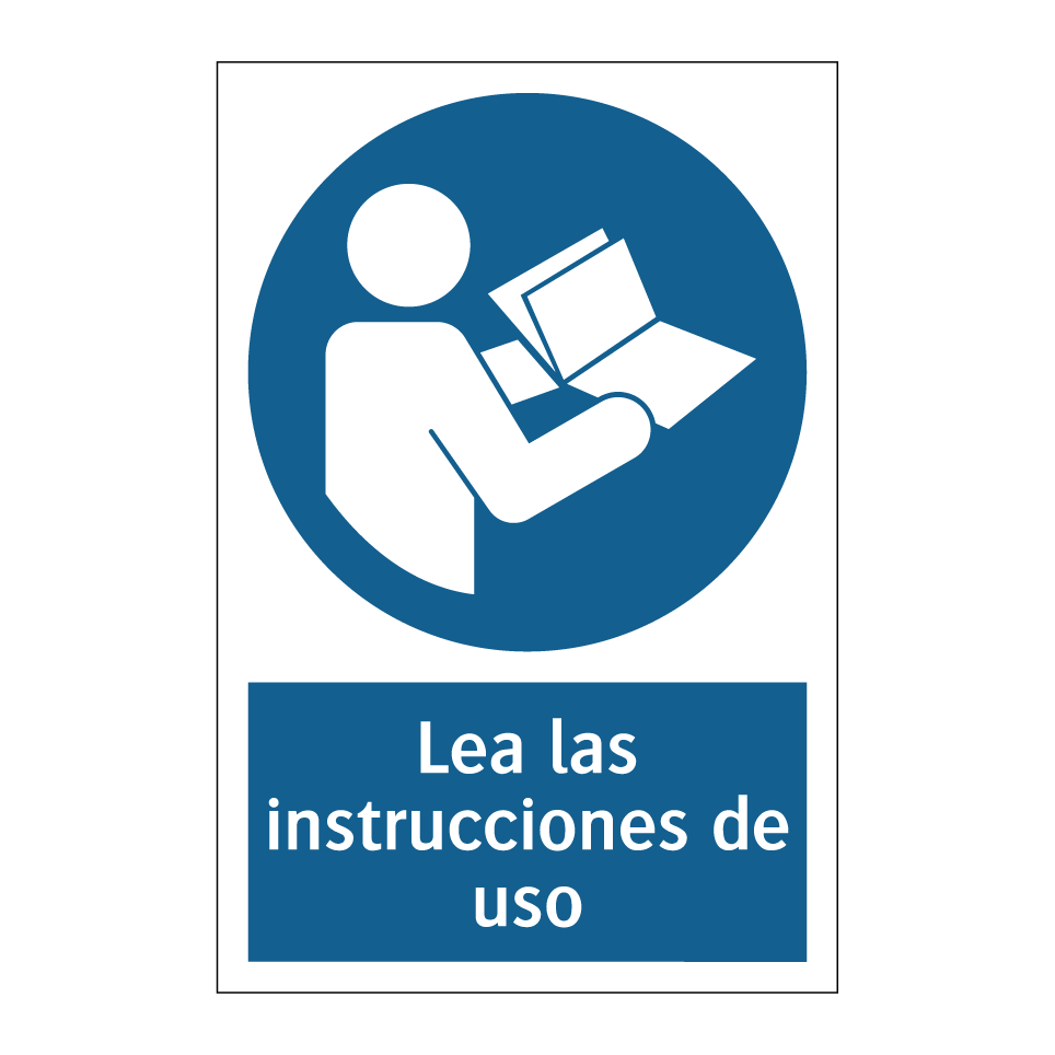 Lea las instrucciones de uso