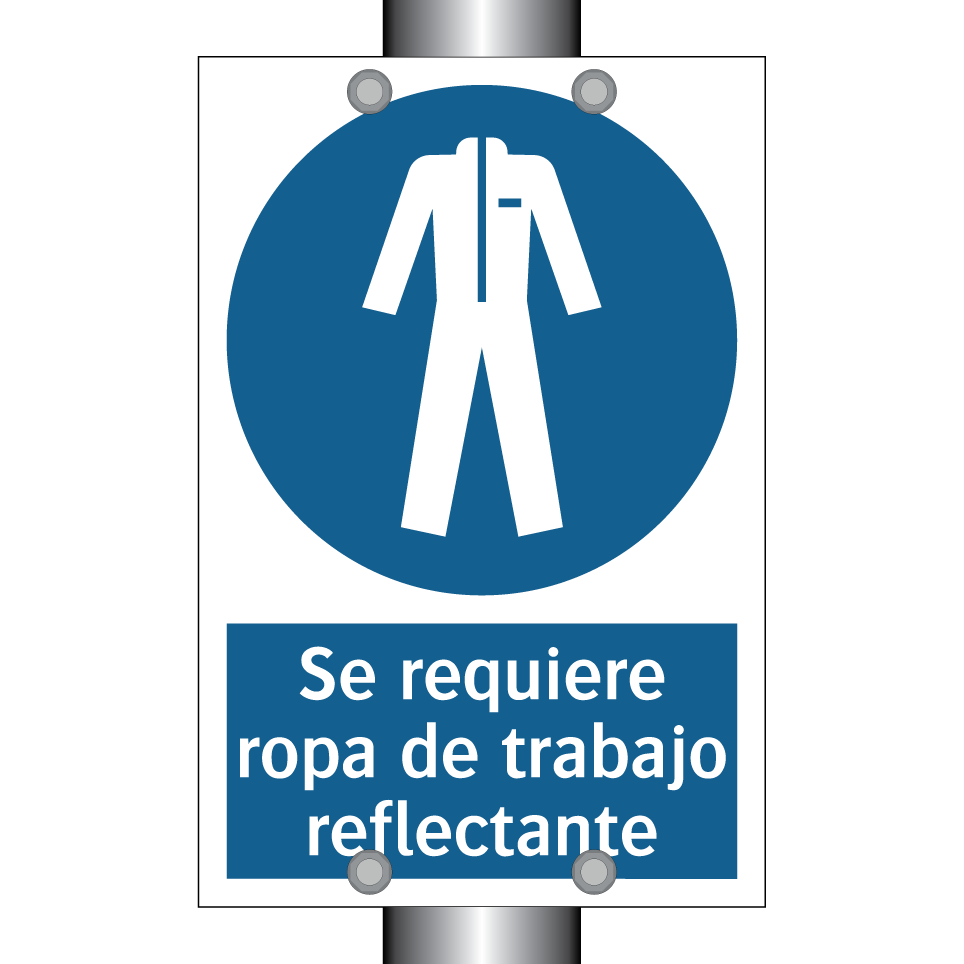 Se requiere ropa de trabajo reflectante