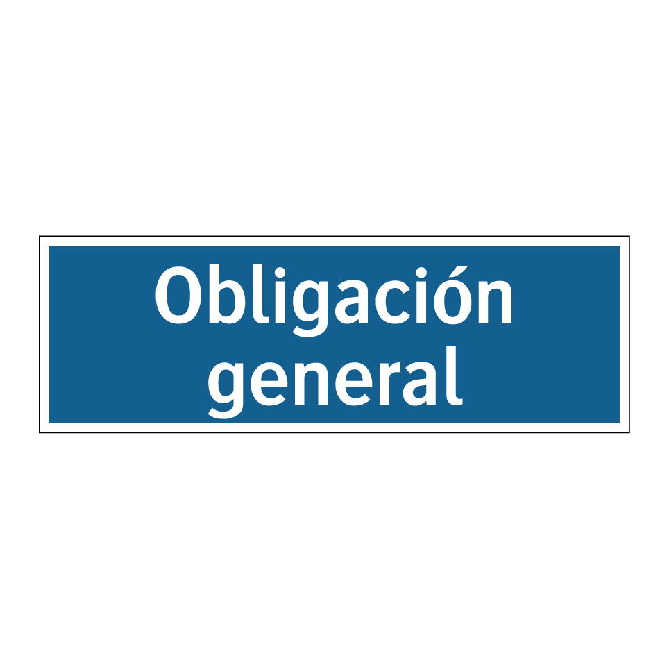 Obligación general