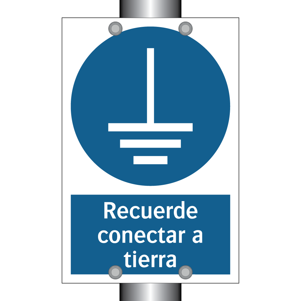 Recuerde conectar a tierra