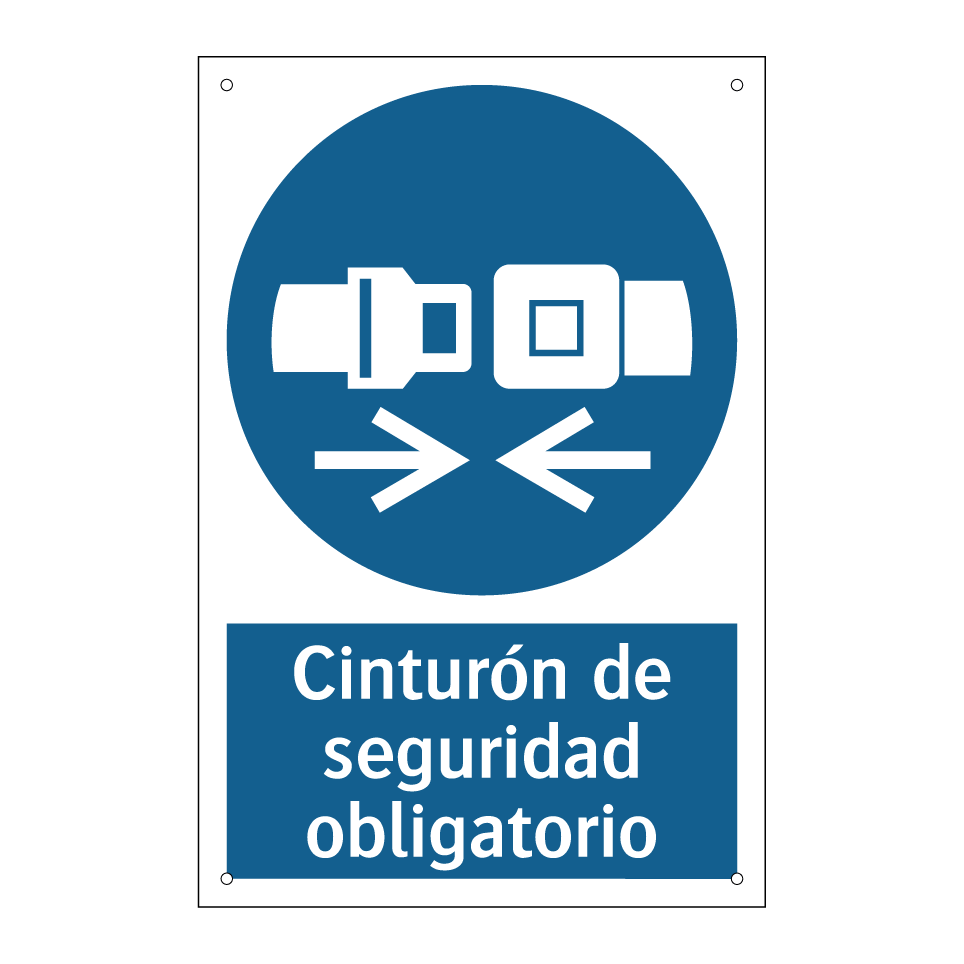 Cinturón de seguridad obligatorio