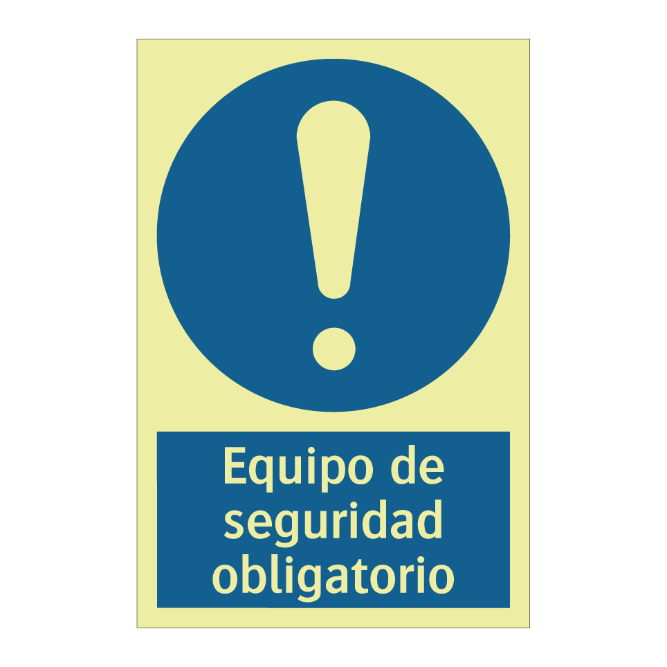 Equipo de seguridad obligatorio