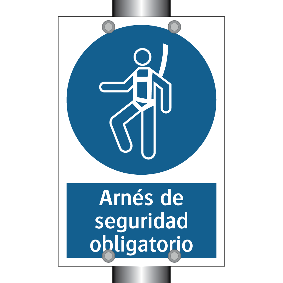 Arnés de seguridad obligatorio