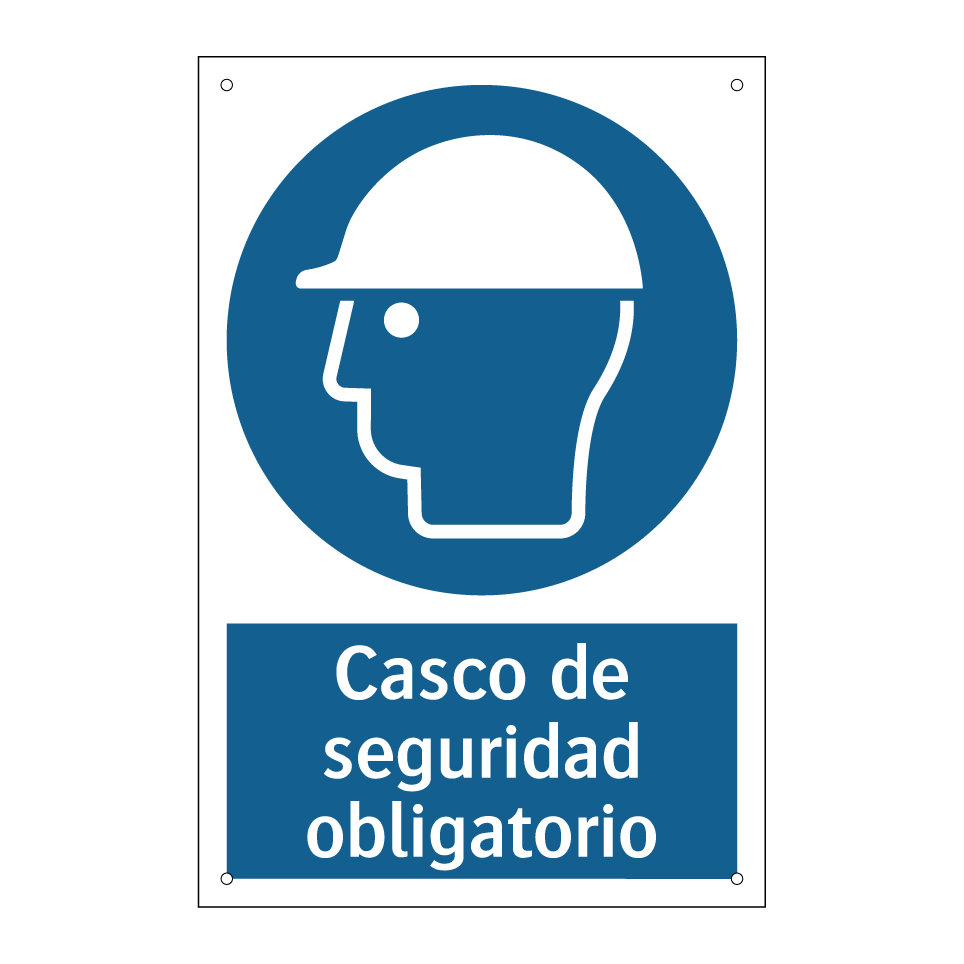 Casco de seguridad obligatorio