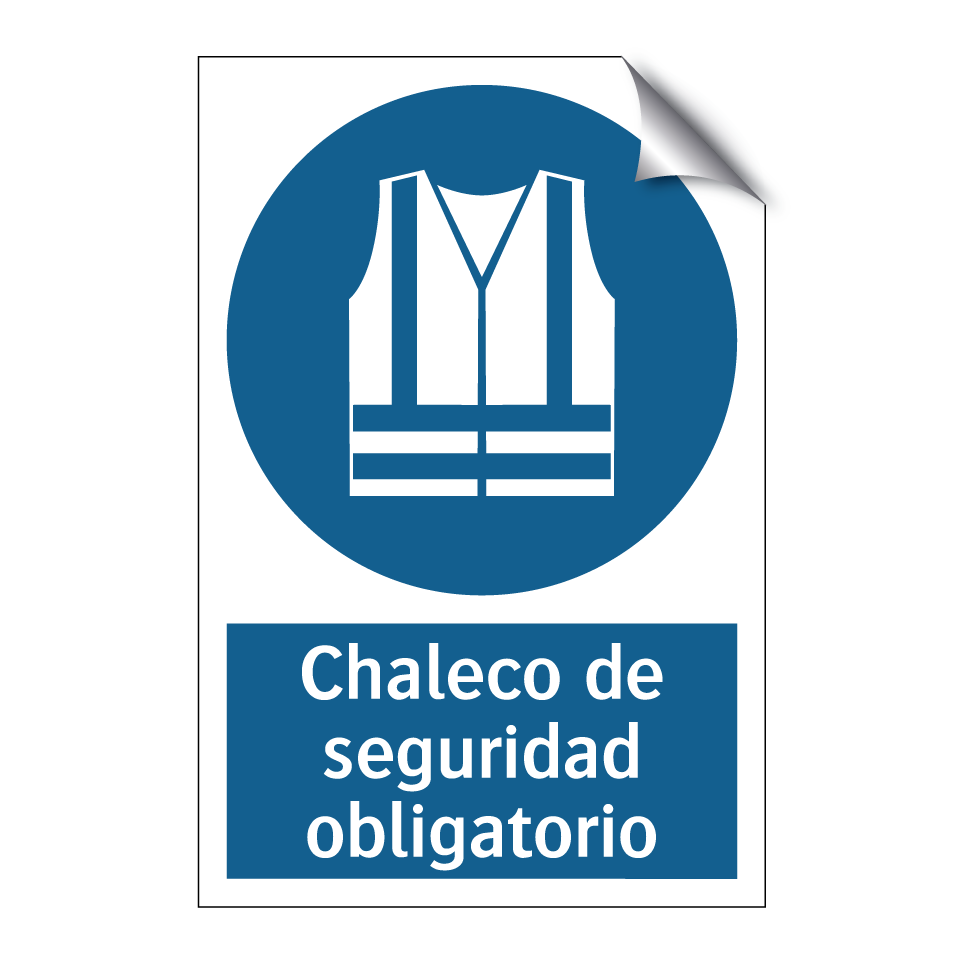Chaleco de seguridad obligatorio