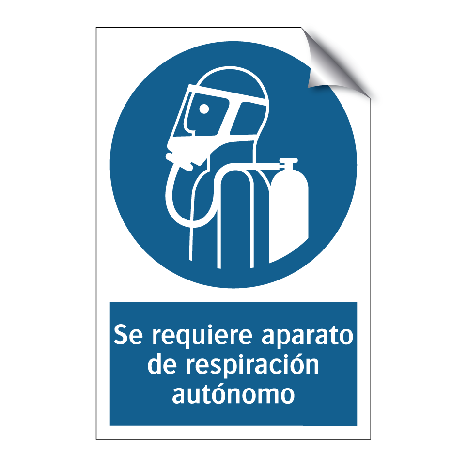 Se requiere aparato de respiración autónomo