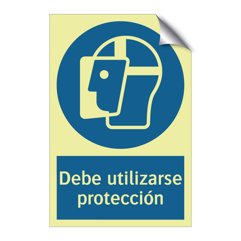 Debe utilizarse protección