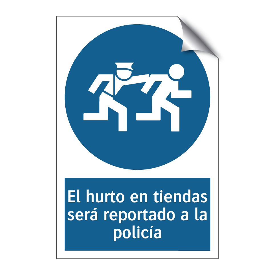 El hurto en tiendas será reportado a la policía