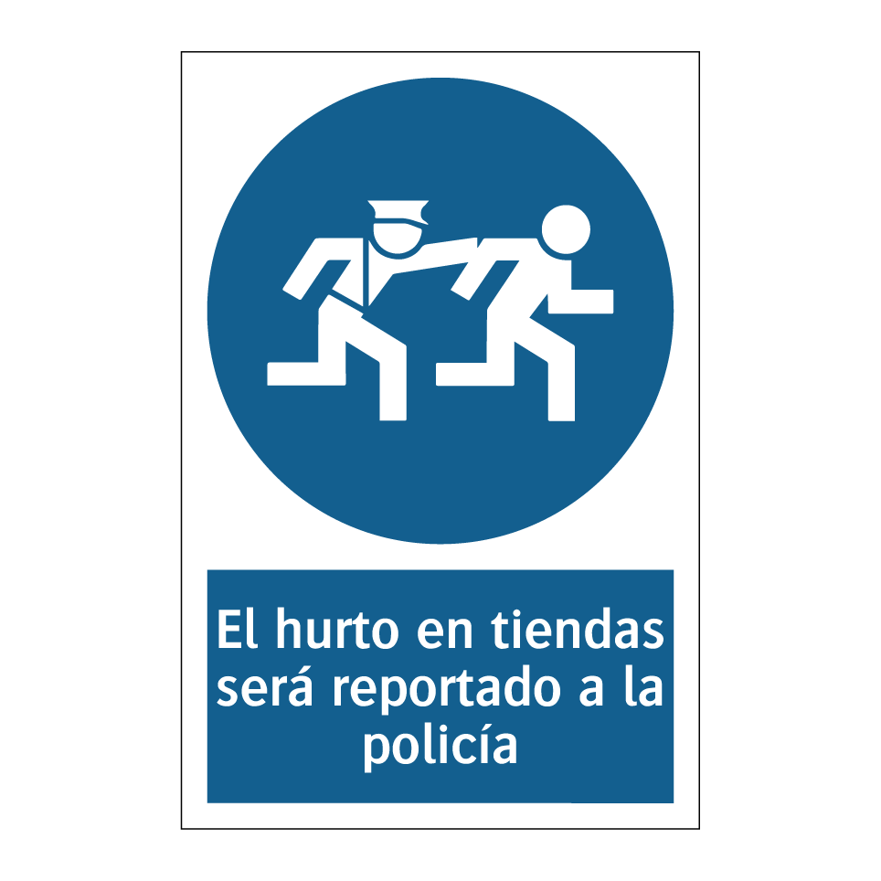 El hurto en tiendas será reportado a la policía