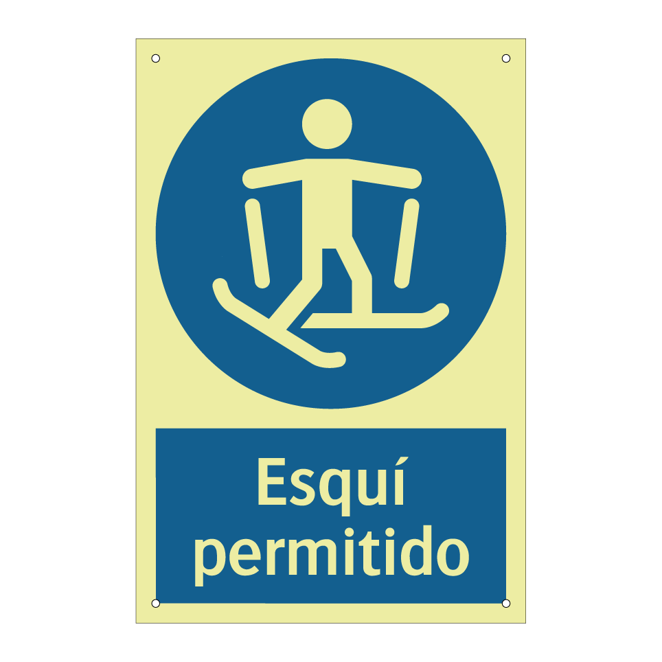 Esquí permitido