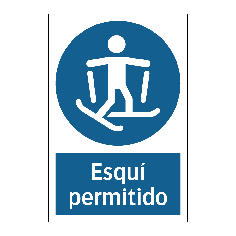 Esquí permitido