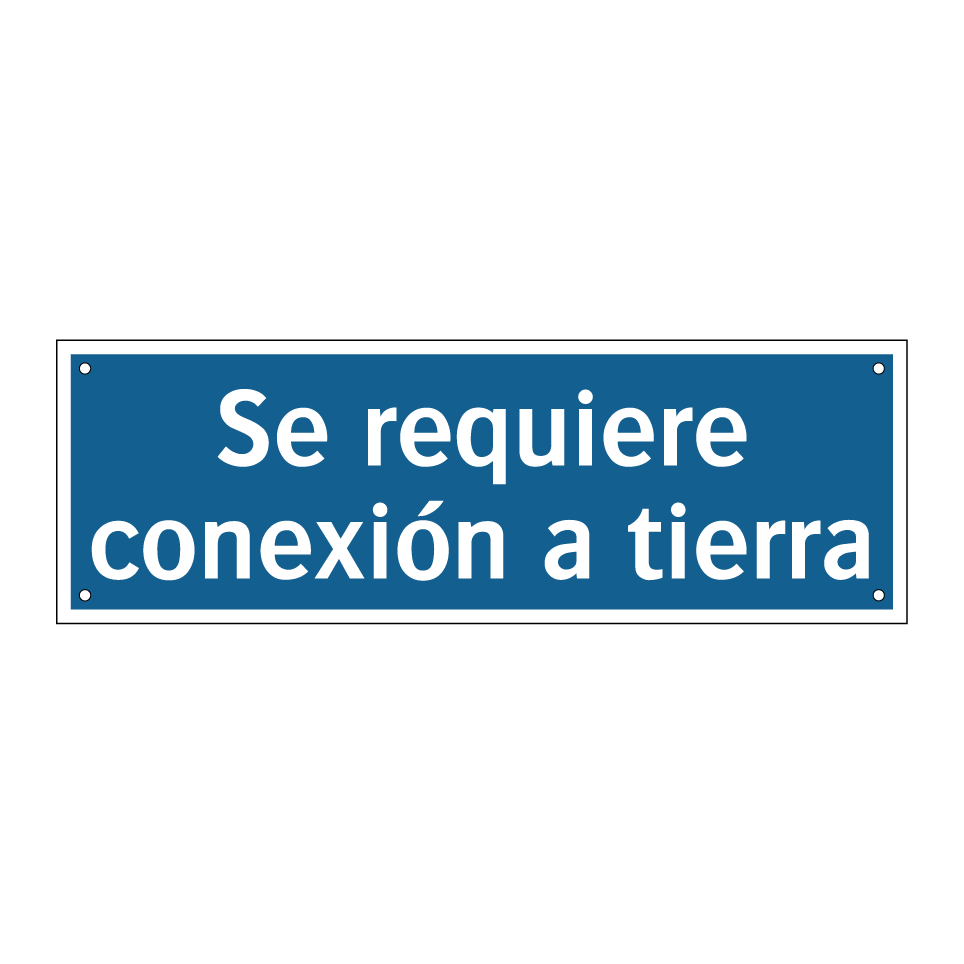 Se requiere conexión a tierra