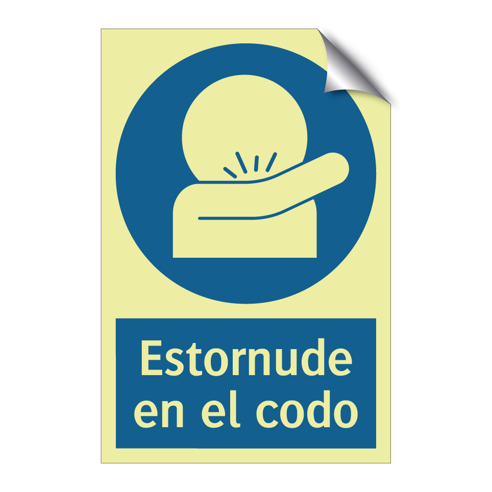 Estornude en el codo