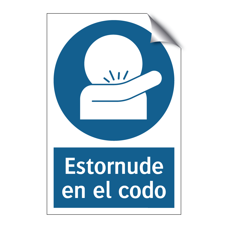Estornude en el codo