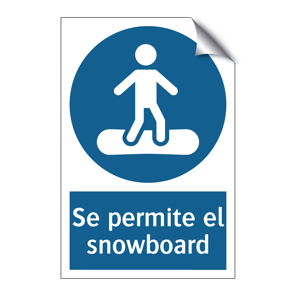 Se permite el snowboard
