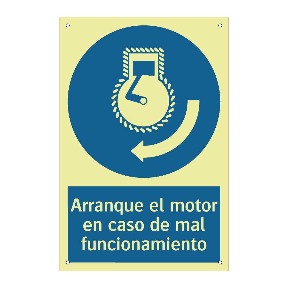 Arranque el motor en caso de mal funcionamiento