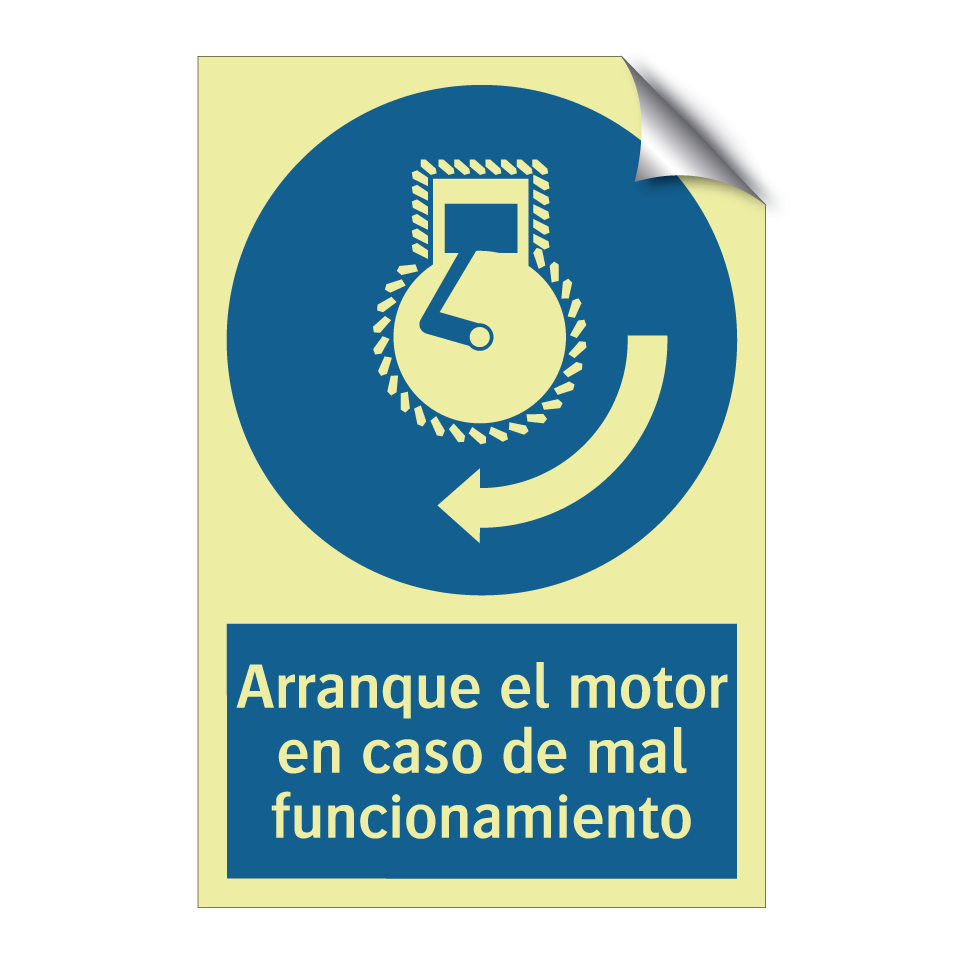 Arranque el motor en caso de mal funcionamiento