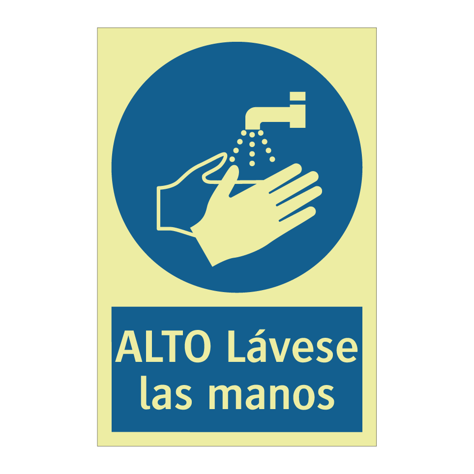 ALTO Lávese las manos