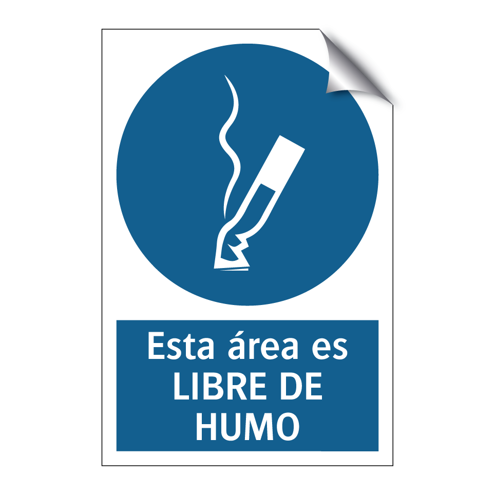 Esta área es LIBRE DE HUMO