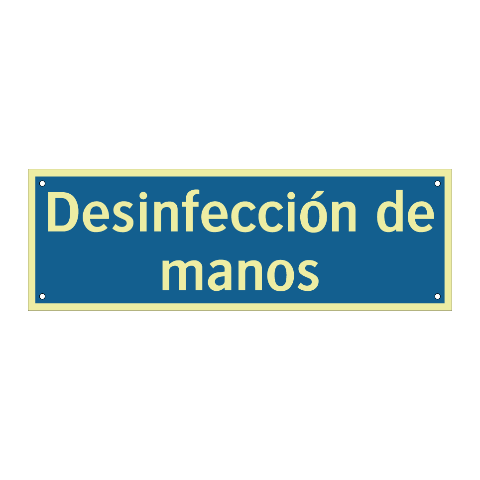 Desinfección de manos