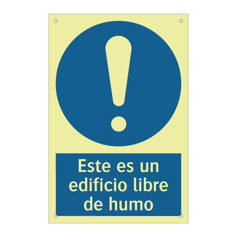 Este es un edificio libre de humo