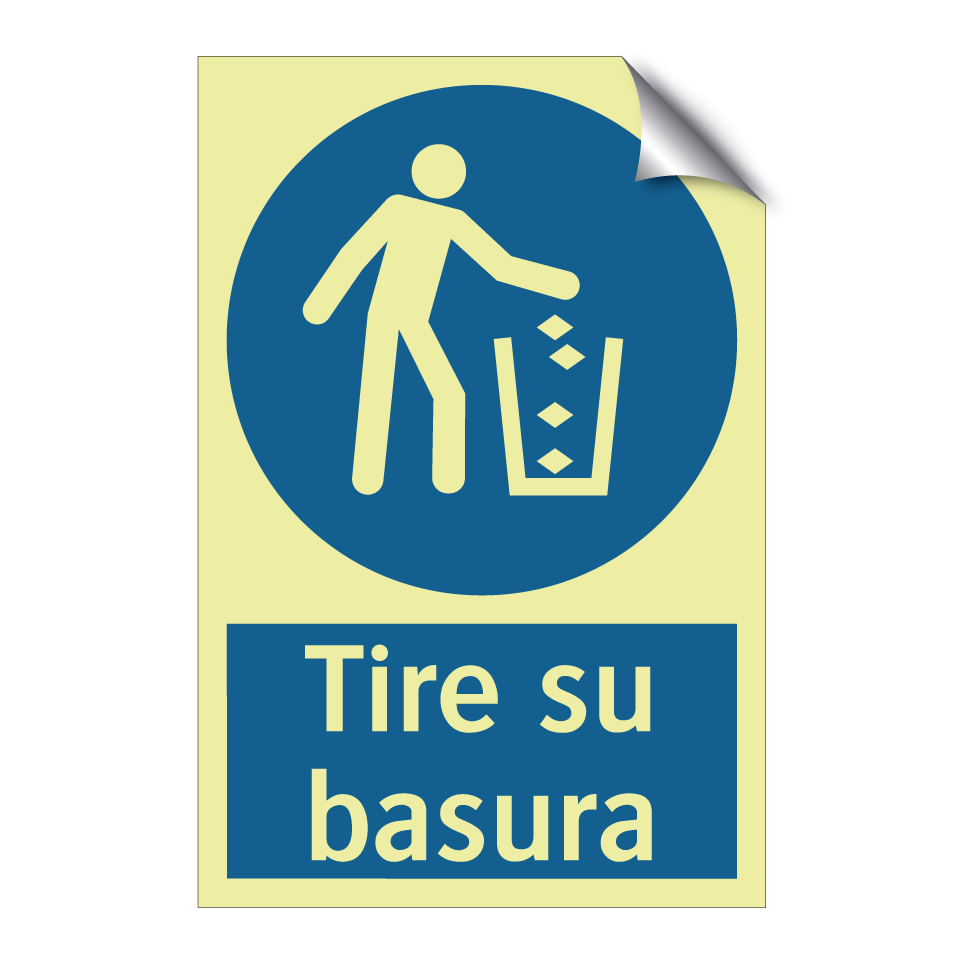 Tire su basura