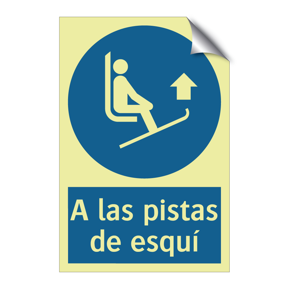 A las pistas de esquí