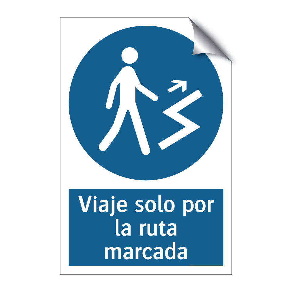 Viaje solo por la ruta marcada