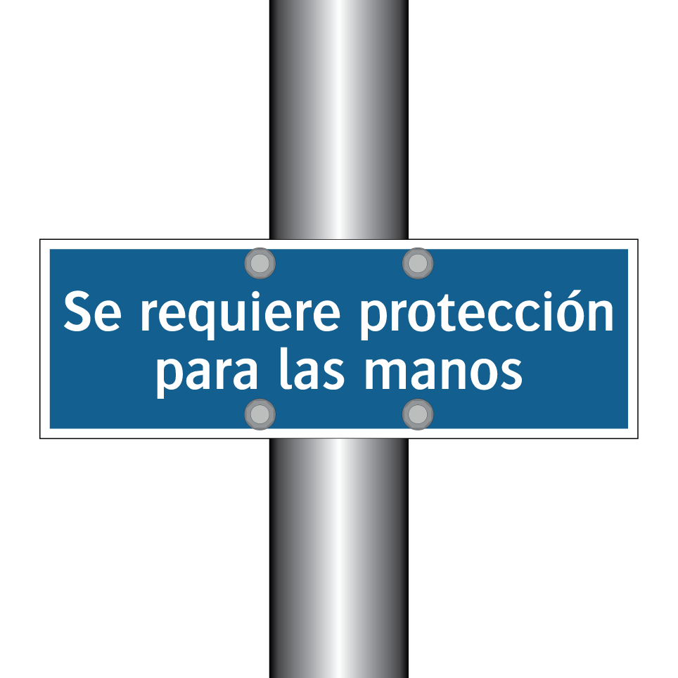 Se requiere protección para las manos