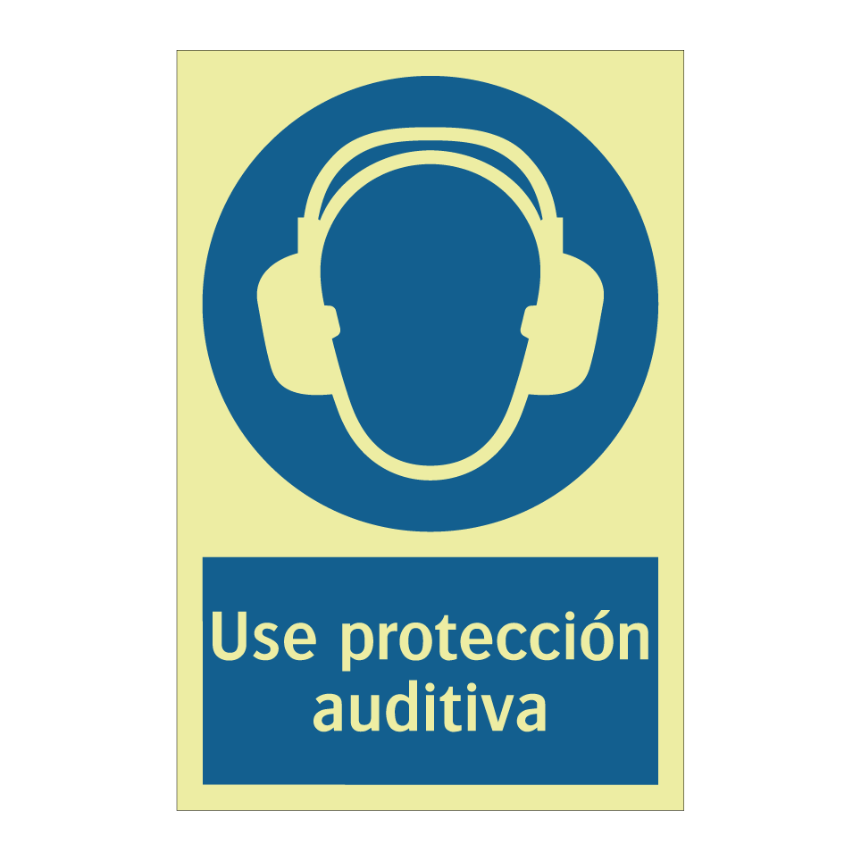 Use protección auditiva