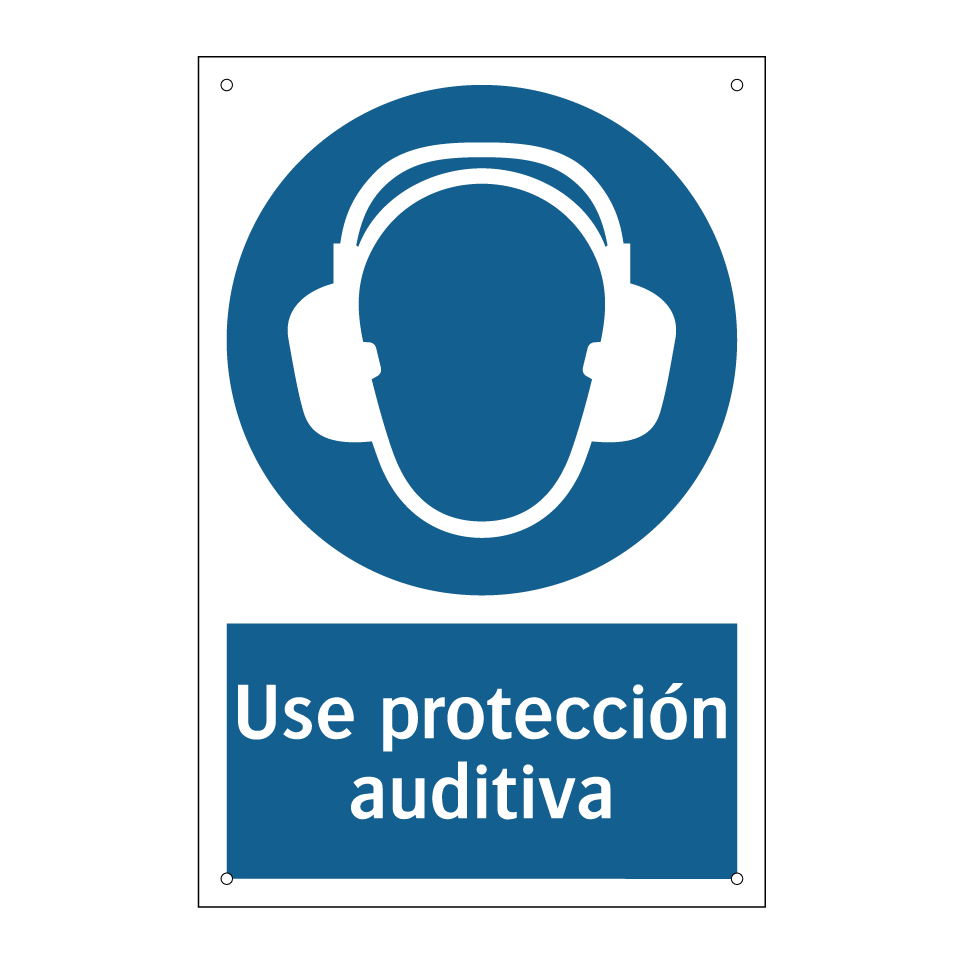 Use protección auditiva