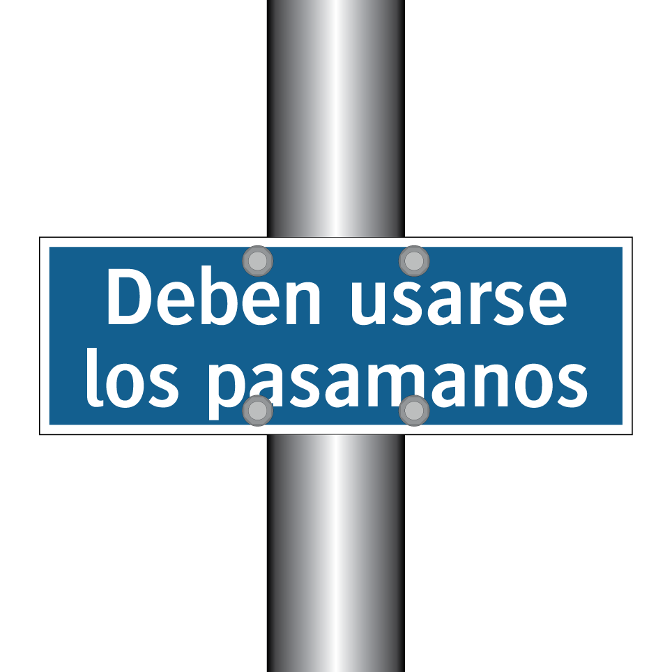 Deben usarse los pasamanos