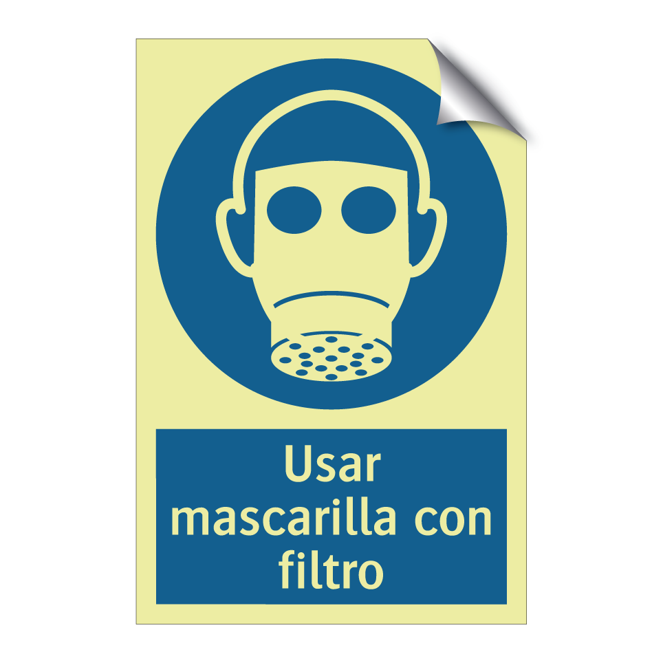 Usar mascarilla con filtro