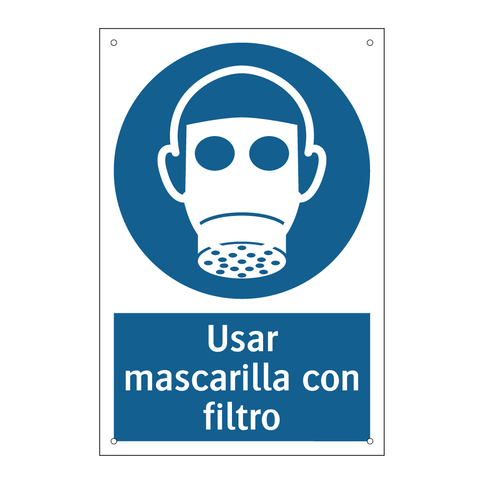 Usar mascarilla con filtro