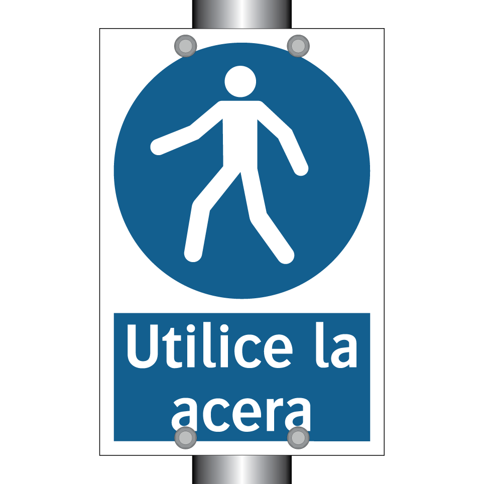 Utilice la acera