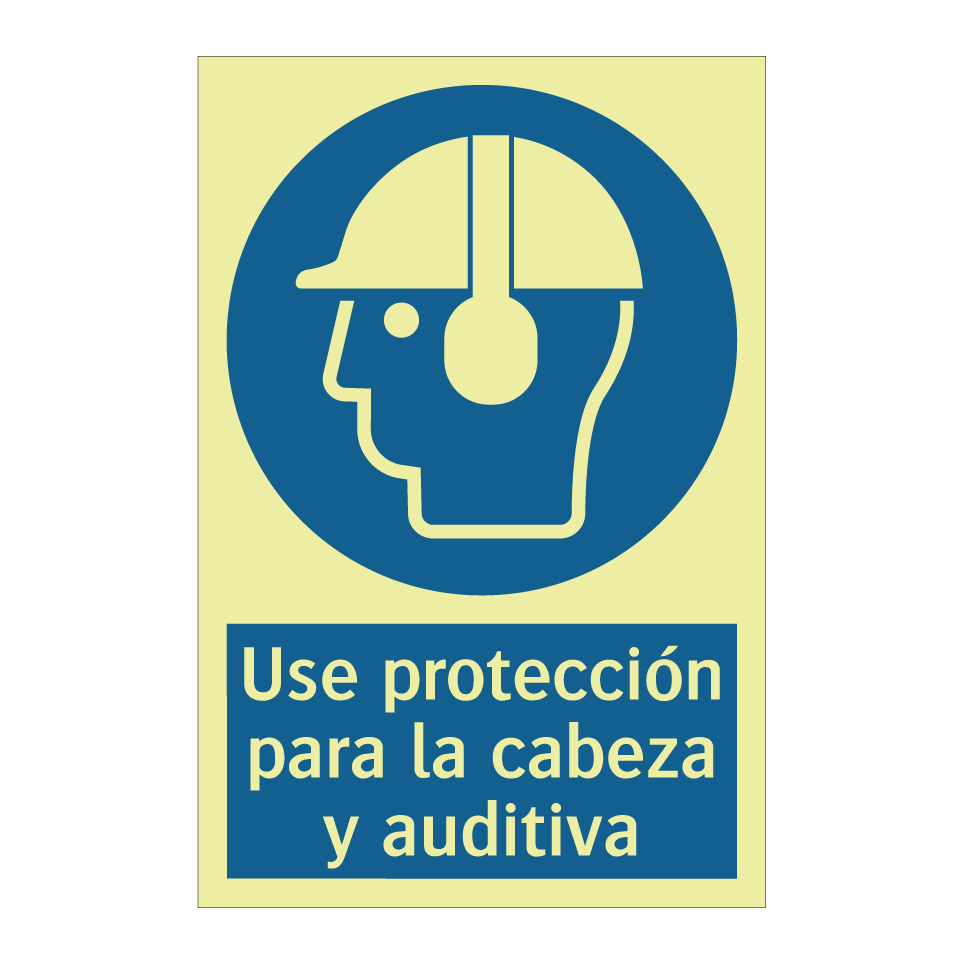 Use protección para la cabeza y auditiva