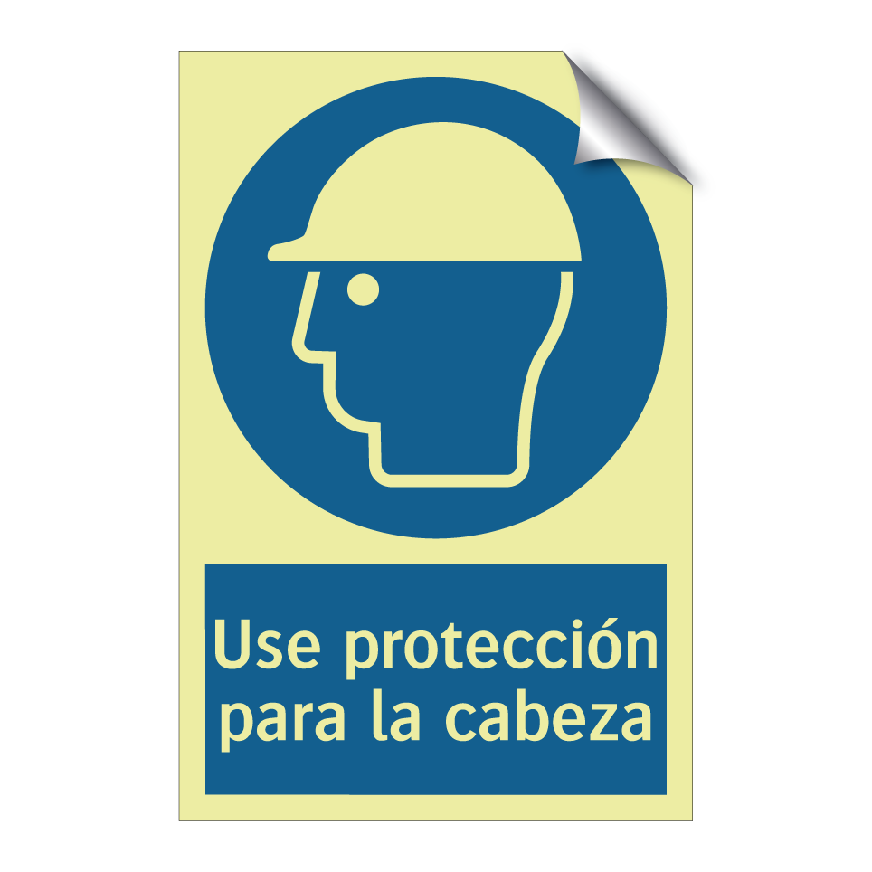 Use protección para la cabeza