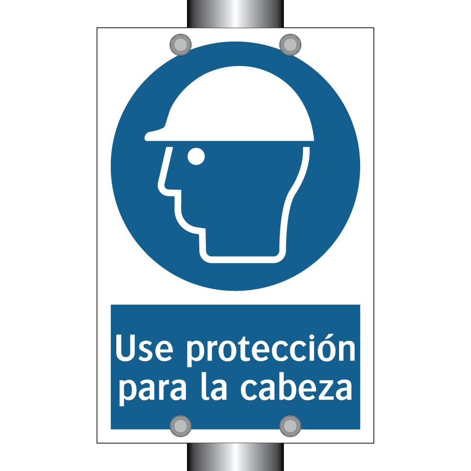 Use protección para la cabeza